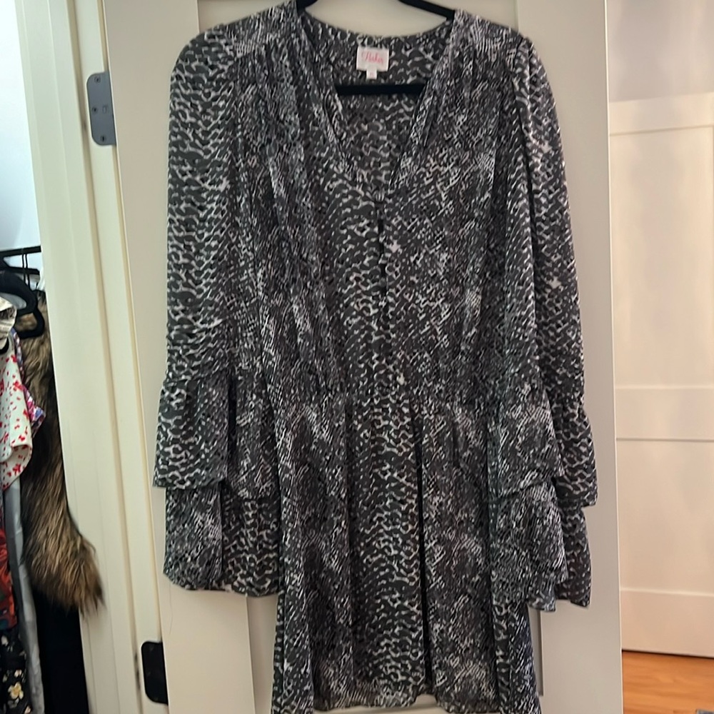 Parker snakeskin dress